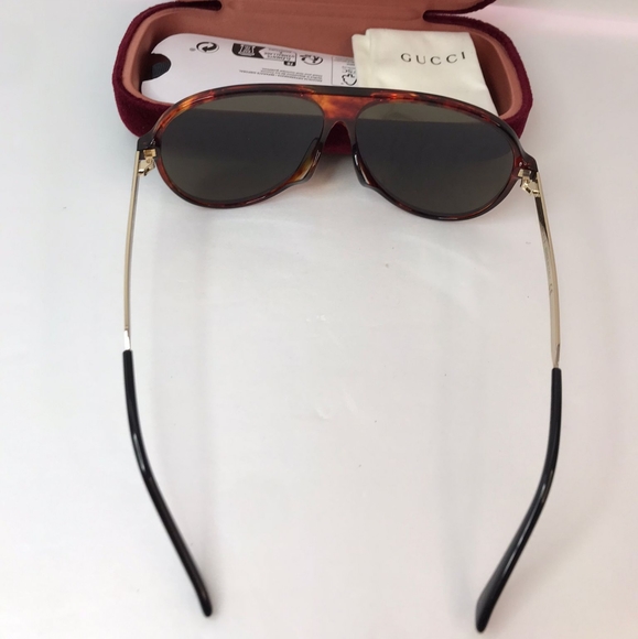 💯 Original  Gucci GG0829SA 003 61 Men's Sunglasses - Picture 5 of 13